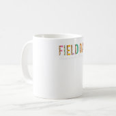 フィールドデーおもしろいデー2022おもしろい先生学生T市 コーヒーマグカップ (正面左)