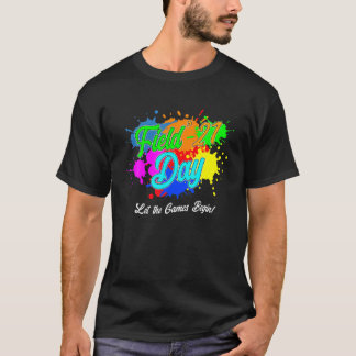 フィールドデー2021ゲームを開始先生Ki Tシャツ