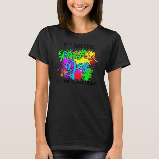 フィールドデー2022ファーストグレードお茶を始める Tシャツ (正面)