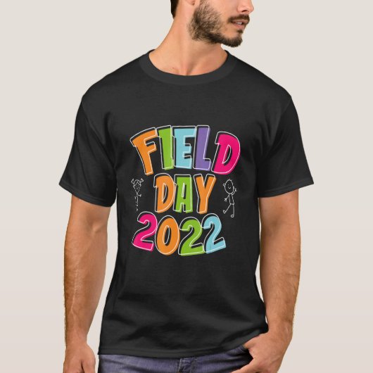 フィールドデー2022学校先生学生運動会 Tシャツ (正面)