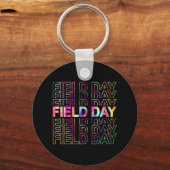 フィールドデー2022絞り染めおもしろい先生学生81 キーホルダー (正面)