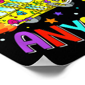 フィールドトリップ誰でも教え先生のスクールバス戻る ポスター (角)