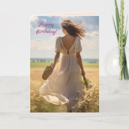 フィールドドーター誕生日カード サンキューカード