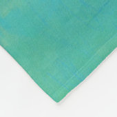 フィールドノート – 抽象芸術グリーンアート フリースブランケット (角)