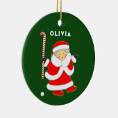 フィールドパーソナライズされたホッケー セラミックオーナメント (右)