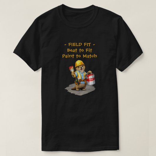 "フィールドフィット" Tシャツ (デザイン正面)