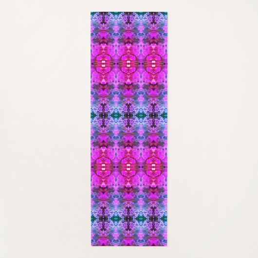 フィールドフラワーズマイアミイカット8 ヨガマット (正面)