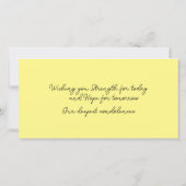 フィールドフラワーブルースフラットサンキューカード サンキューカード (裏面)