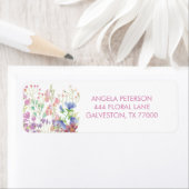 フィールドフローラブライダルシャワーメール ラベル (インサイチュ)