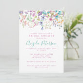 フィールドフローラブライダルシャワー招待 招待状 (スタンド正面)