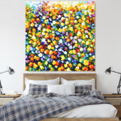 フィールドブーケ キャンバスプリント (インサイチュ (寝室))