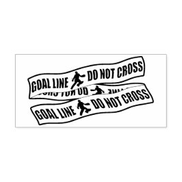 フィールドホッケーおもしろいゴアリーカスタムスタンプ セルフインキングスタンプ