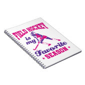 フィールドホッケーが私のシーズお気に入りのン ノートブック (右側)
