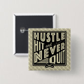 フィールドホッケーの喧騒、ヒットとネバーピやめン 缶バッジ (正面&裏面)