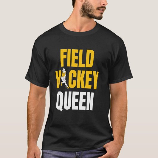 フィールドホッケーの女王 Tシャツ (正面)