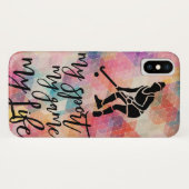 フィールドホッケーの引用文私のスポーツ私のゲーム私の生命 Case-Mate iPhoneケース (裏面(横))