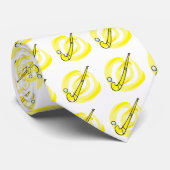フィールドホッケーの黄色のロゴ ネクタイ (ロール)