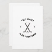 フィールドホッケーは私の超大国だ シーズンカード (正面/裏面)