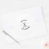 フィールドホッケーは私の超大国だ ラウンドシール (封筒)