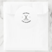 フィールドホッケーは私の超大国だ ラウンドシール (バッグ)