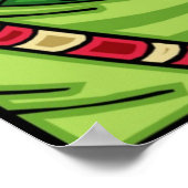 フィールドホッケーアートポスター ポスター (角)