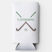 フィールドホッケーカスタムのシーズン終了ギフト スリム缶クーラー (正面)