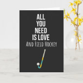 フィールドホッケーカード子供用コーチ カード (黄色い花)