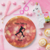 フィールドホッケーガールズバースデーパーティー紙プレート ペーパープレート (パーティー)