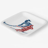 フィールドホッケーガールズ ペーパープレート (傾斜あり)