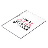 フィールドホッケーガール ノートブック (左側)