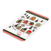 フィールドホッケークリスマスカウントダウンマグネット マグネット (左側)