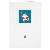 フィールドホッケークリスマスカード (裏面)