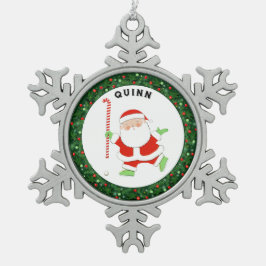 フィールドホッケークリスマスコレクション スノーフレークピューターオーナメント