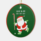 フィールドホッケークリスマスコレクション セラミックオーナメント (左)