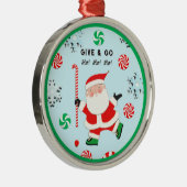 フィールドホッケークリスマスコレクション メタルオーナメント (右)