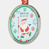 フィールドホッケークリスマスコレクション メタルオーナメント (左)