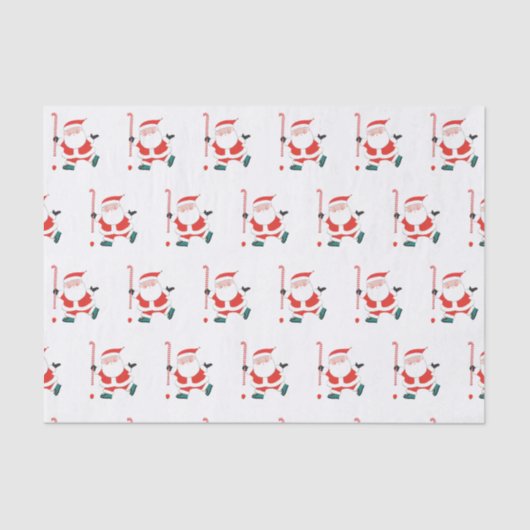フィールドホッケークリスマスティッシュペーパー 薄葉紙 (正面)