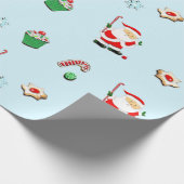 フィールドホッケークリスマスプレゼント ラッピングペーパー (角)