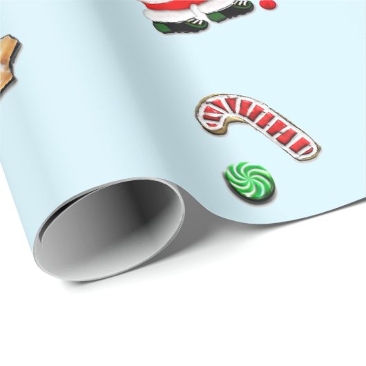 フィールドホッケークリスマスプレゼント ラッピングペーパー (ロールコーナー)