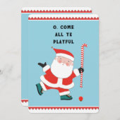 フィールドホッケークリスマスホリデーカード シーズンカード (正面/裏面)