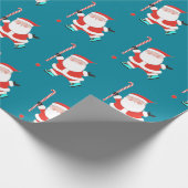 フィールドホッケークリスマスラッピング紙 ラッピングペーパー (角)