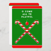 フィールドホッケークリスマス シーズンカード (正面/裏面)