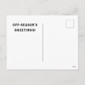 フィールドホッケークリスマス シーズンポストカード (裏面)