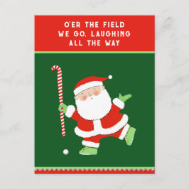 フィールドホッケークリスマス シーズンポストカード