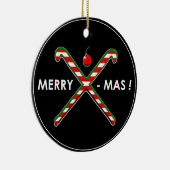 フィールドホッケークリスマス セラミックオーナメント (右)