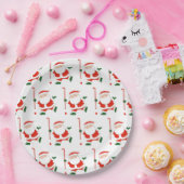 フィールドホッケークリスマス ペーパープレート (パーティー)