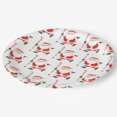 フィールドホッケークリスマス ペーパープレート (アングル)
