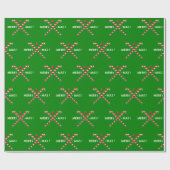 フィールドホッケークリスマス ラッピングペーパー (フラット)