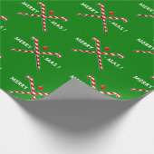 フィールドホッケークリスマス ラッピングペーパー (角)