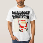 フィールドホッケークリスマス Tシャツ (正面)